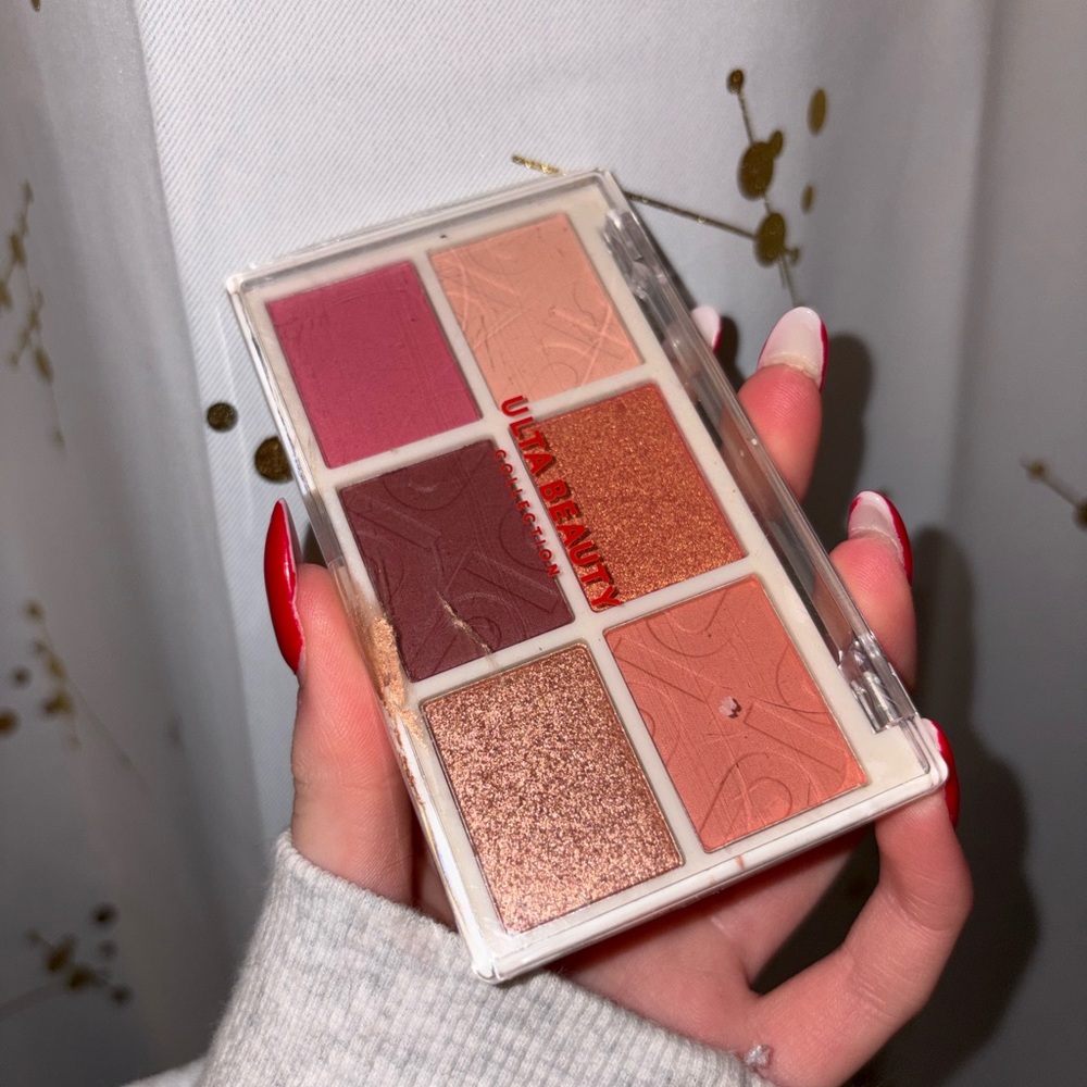 Ulta Beauty Eyeshadow Palette - Rich Pink, Warm Orange, Deep Brown